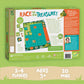 Peaceable Kingdom Race to the Treasure! Cooperative Game for Kids, Ages 5+, Cardboard, 2-4 Players, Colorful Design