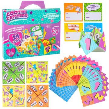 Fantasy Fortune Teller Kits (24ct)- Perfect Goodie Bag Party Favors for Kids Birthday Party - Each Includes Pre-Folded Paper Ori