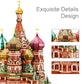 Piececool 3D Metal Puzzle Model Kits Saint Basil’S Cathedral Metal Building Kit For Adults, Brain Teaser Diy Metal Model Kits For Teens Man Woman Family-711 Pcs