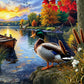 Springbok Mallard Morning Glow 1000 Piece Puzzle for mature-themeds- Relax and Take in The Beauty of The Outdoors