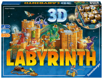 Ravensburger 3D Labyrinth Family Board Game | Easy To Learn Puzzle Game | Engaging Brain Teaser For Kids & Adults | Unique Replay Value