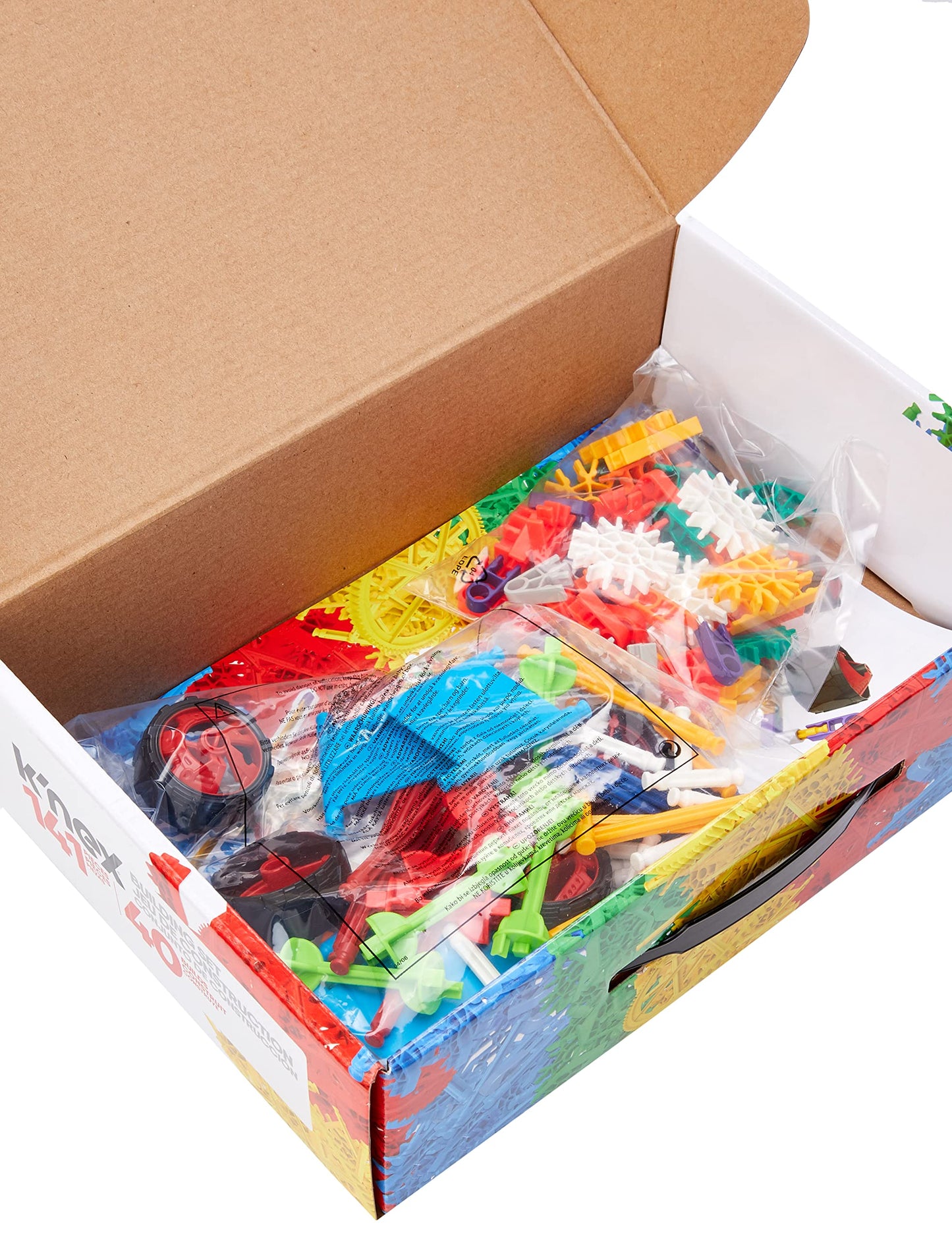 K'Nex Beginner 40 Model Building Set - 141 Parts - Ages 5 & Up - Creative Building Toy, Multi, 141 K'Nex Parts And Pieces,Includ