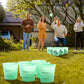 Ropoda Giant Yard Pong,Yard Games With Durable Buckets And Balls - Choose Red Large, Xl, Or Green - Glow In The Dark, Outdoor Game With Carry Bag For The Beach,Lawn, Great Gift Choice For Families