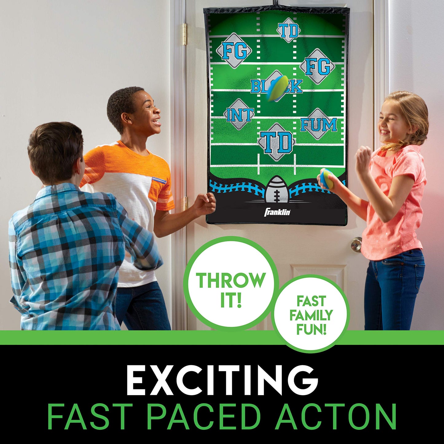 Franklin Sports Football Target Indoor Pass Game, 36 X 24-Inch