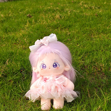 Calembou Plush Doll, 20Cm Cute Cotton Doll With Skeleton, Anime Plushies Soft Stuffed Dress Up Doll, Kawaii Plush Toys Gift Come With Doll Clothes (Doll&Clothes-Xingfu-B)