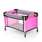 Bayer Doll High Chair/Crib Set, Grey, Pink With Dots