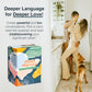 Fluytco Love Lingual Level 2: Couple Card Game - Deeper Language For Deeper Love - 150 Conversation Starter Questions For Couples - Date Night & Relationship
