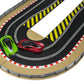 Scalextric C8514 Track Extension Pack Ultimate 1X Leap (Ramp Up And Ramp Down) Straight 2 Hairpin Curves 2X 1/4 Straight 4 Side Swipes