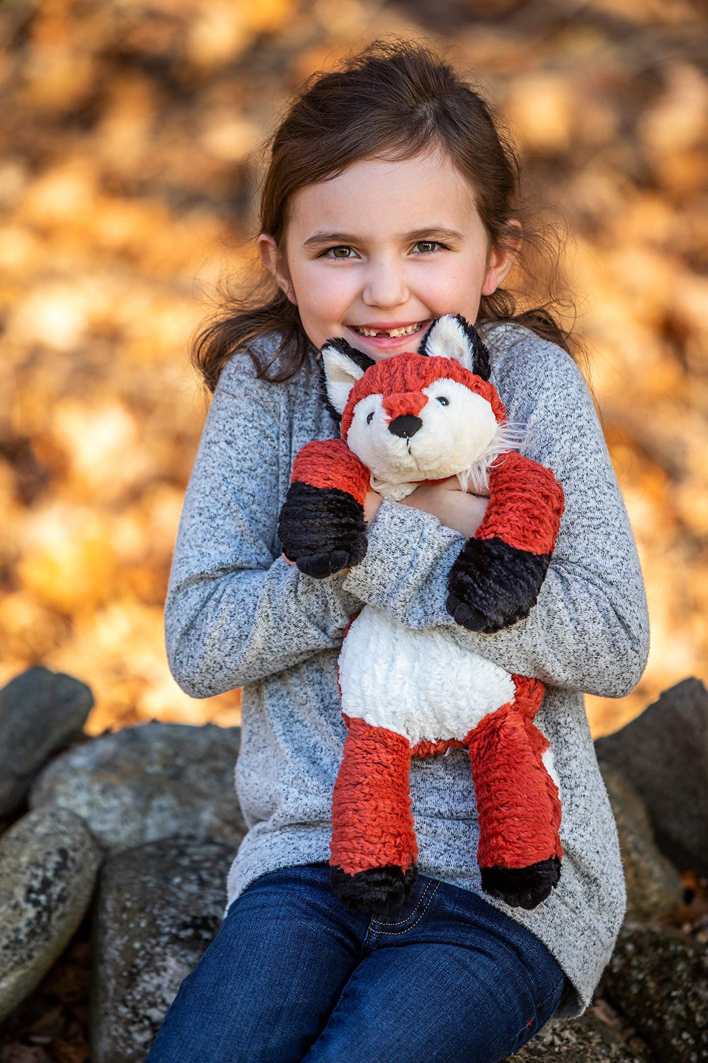 Mary Meyer Stuffed Animal Cozy Toes Soft Toy, 17-Inches, Fox