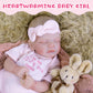 EKOKIZ Reborn Baby Dolls 18-Inch Soft Skin Realistic Baby Dolls Cloth Body Sleeping Girl Baby Dolls That Look Real Newborn Baby