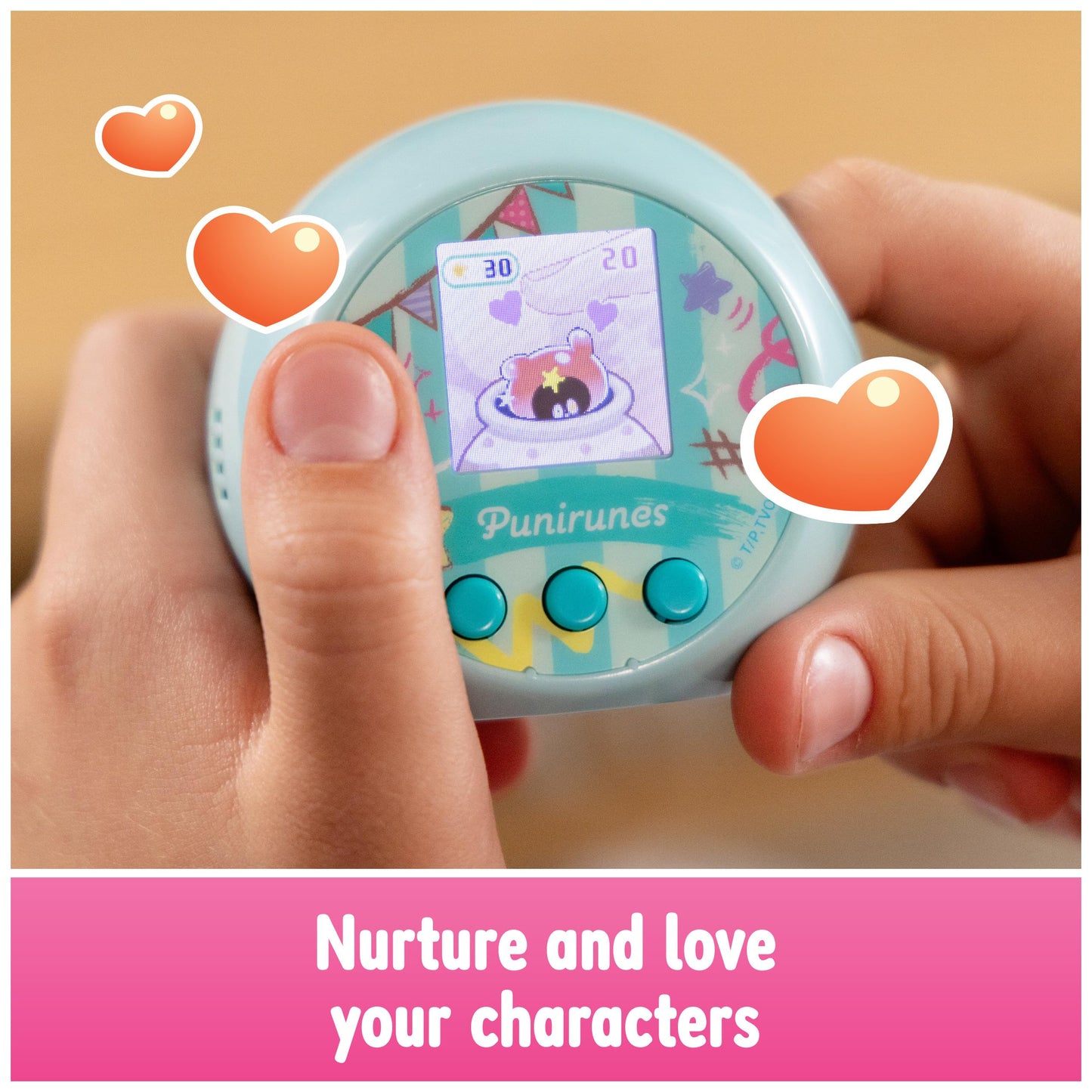 Punirunes  Interactive Digital Toy with 55 Squishy Characters Inside  Reacts to Touch  Full-Color Display  Kids Toys for Girls & Boys Ages 5 and up