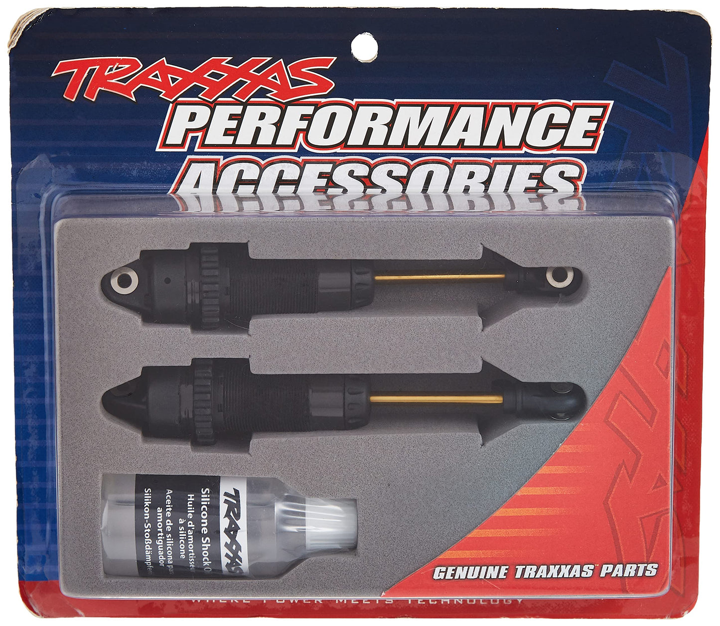 Traxxas GTR Hard-Anodized Shocks with PTFE-Coated Bodies & Tin Shafts (2 Piece), XX-Long
