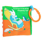 KIDS PREFERRED Goodnight Moon Soft Book, 5" Cotton, Multicolor, On-The-Go Clip, Model 33402