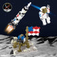 PLUS PLUS Apollo 11 Space Playset Bundle - Medium STEM Toy, Interlocking Blocks, White/Gray, Model RS_BB0109