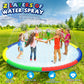 Odosola 16Ft Large Splash Pad For Kids Ages 4-8, Non-Slip Baby Splash Pads For Toddlers, Oversized Kids Sprinklers For Yard, Hea