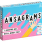 Format Games Ansagrams Party Game Travel Edition - Quick Wordy Quiz Fun! Fast-Paced Trivia Card Game, Fun Family Game For Kids & Adults, Ages 12+, 3-10 Players, 30 Minute Playtime, Made