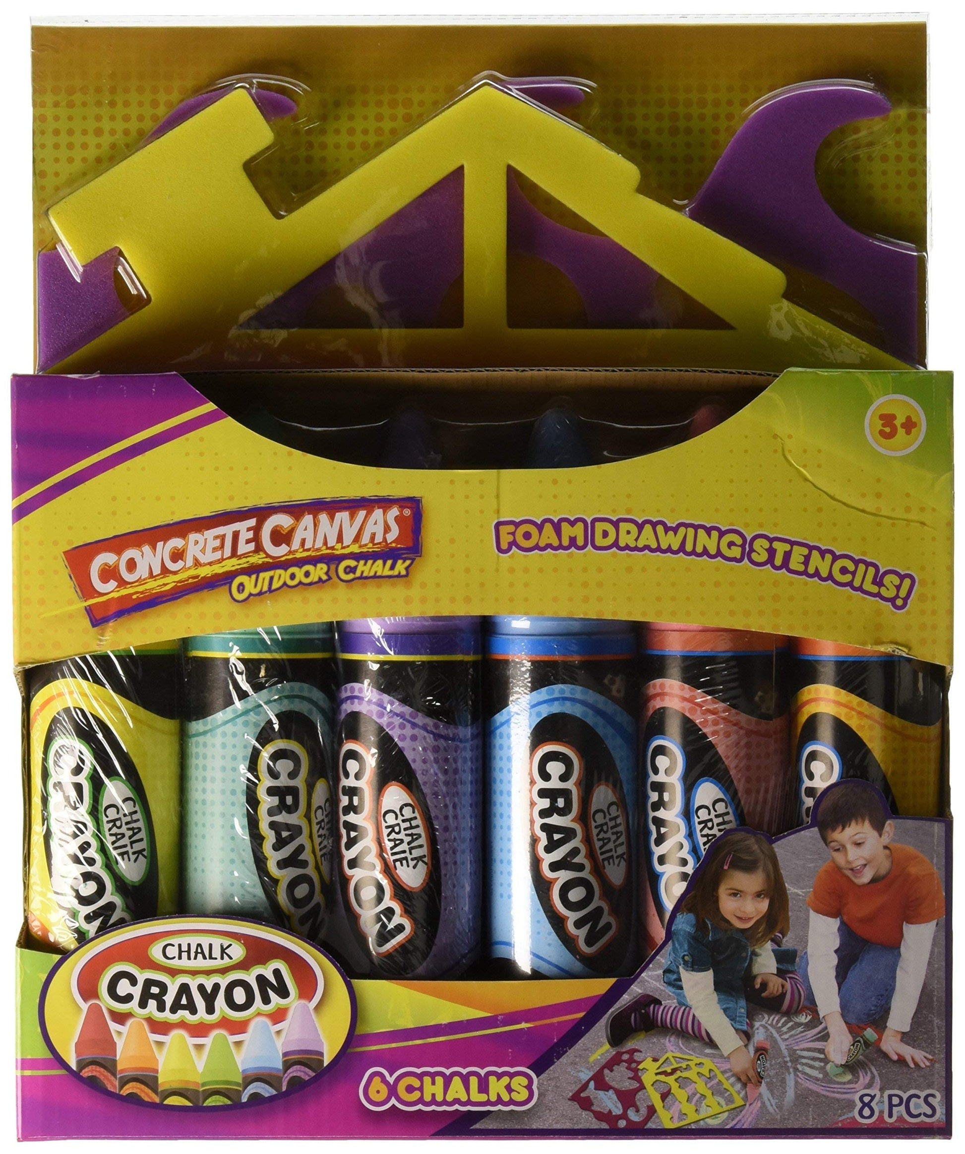 Lanard Jumbo Sidewalk Chalk Set