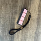 Four-Button Clicky Mechanical Switch Fidget Toy | Stim Toy, Stress Relief, Adhd (Black Base, Light Pink Keycaps)