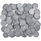 LEARNING ADVANTAGE Play Quarters - Set of 100 Plastic Coins - Designed and Sized Like Real US Currency - Teach Money Math With T