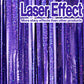 PartyWoo 2 pcs Purple Foil Fringe Curtain, Metallic Tinsel Fringe Backdrop Door Fringe, Purple Streamers Backdrop for Mermaid Bi