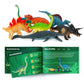Boley 14-Pack Dinosaur Toys For Kids With Educational Booklet - 9' Realistic Dino Figures For Boys & Girls Ages 3+ - Includes T-Rex, Raptor, Stegosaurus, Triceratops, And More