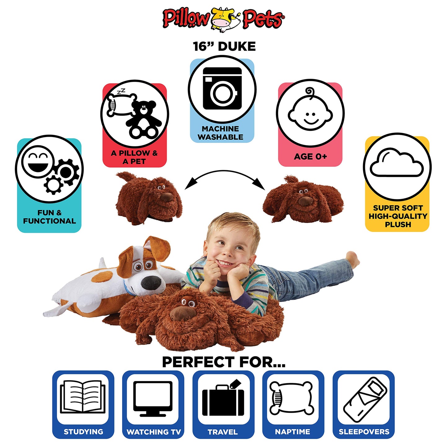 Pillow Pets Max - Universal Pictures The Secret Life of Pets Dog Plush