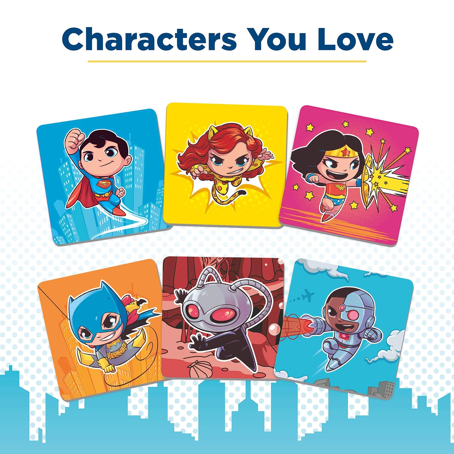 Wonder Forge DC Super Friends Memory Game, Ages 3+, Cardboard, Fun & Fast Matching Game, Model 60001901
