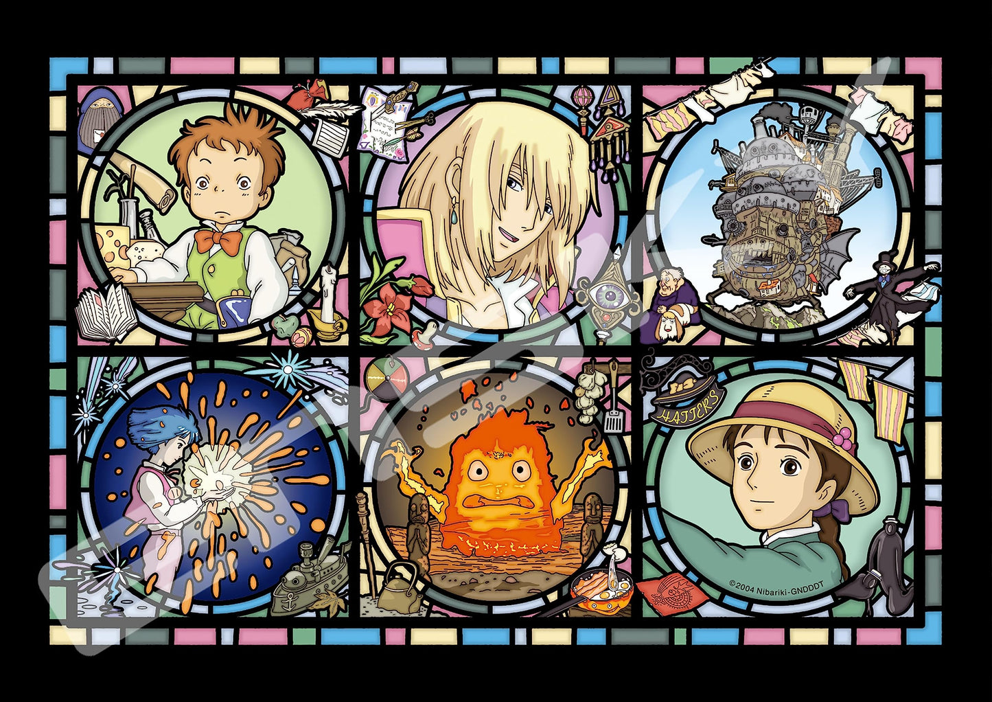 Ensky - Howl'S Moving Castle - The Magical Castle, Art Crystal Jigsaw Puzzle (208-Ac27)
