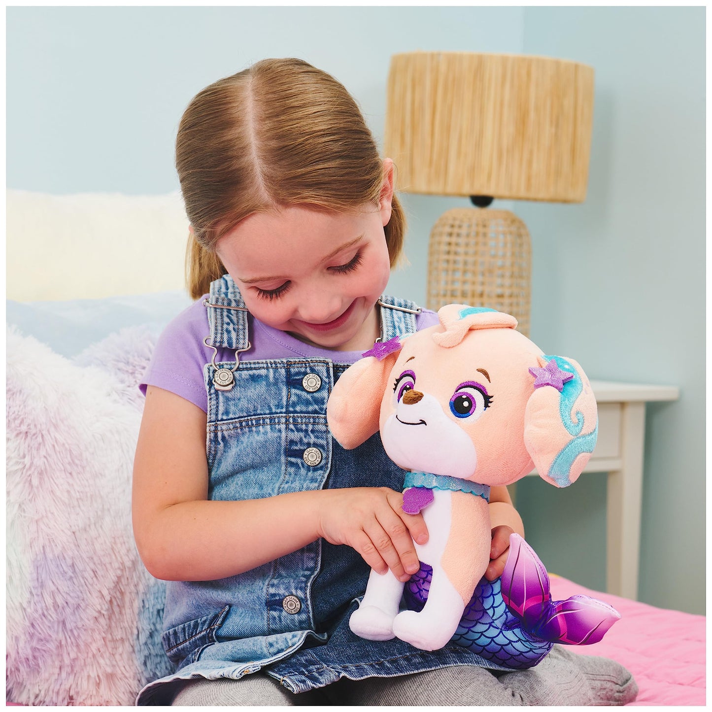 Gund Paw Patrol Coral Mer-Pup Plush, Official Toy From The Hit Pre-School Show, Stuffed Animal For Ages 1 And Up, 9