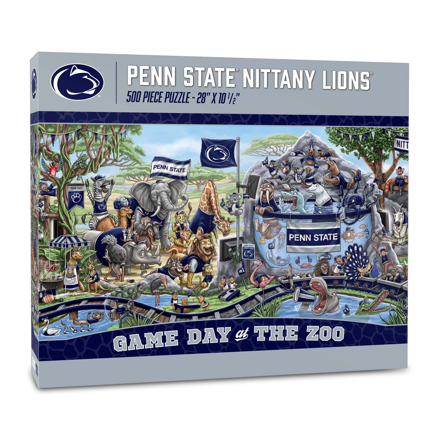 YouTheFan NCAA Penn State Nittany Lions Game Day at The Zoo 500pc Puzzle