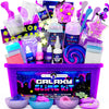 Original Stationery Galaxy Slime Kit, Fun Slime Set With Glow In The Dark Stickers, Dark Powder To Make Glitter & Galactic Slime