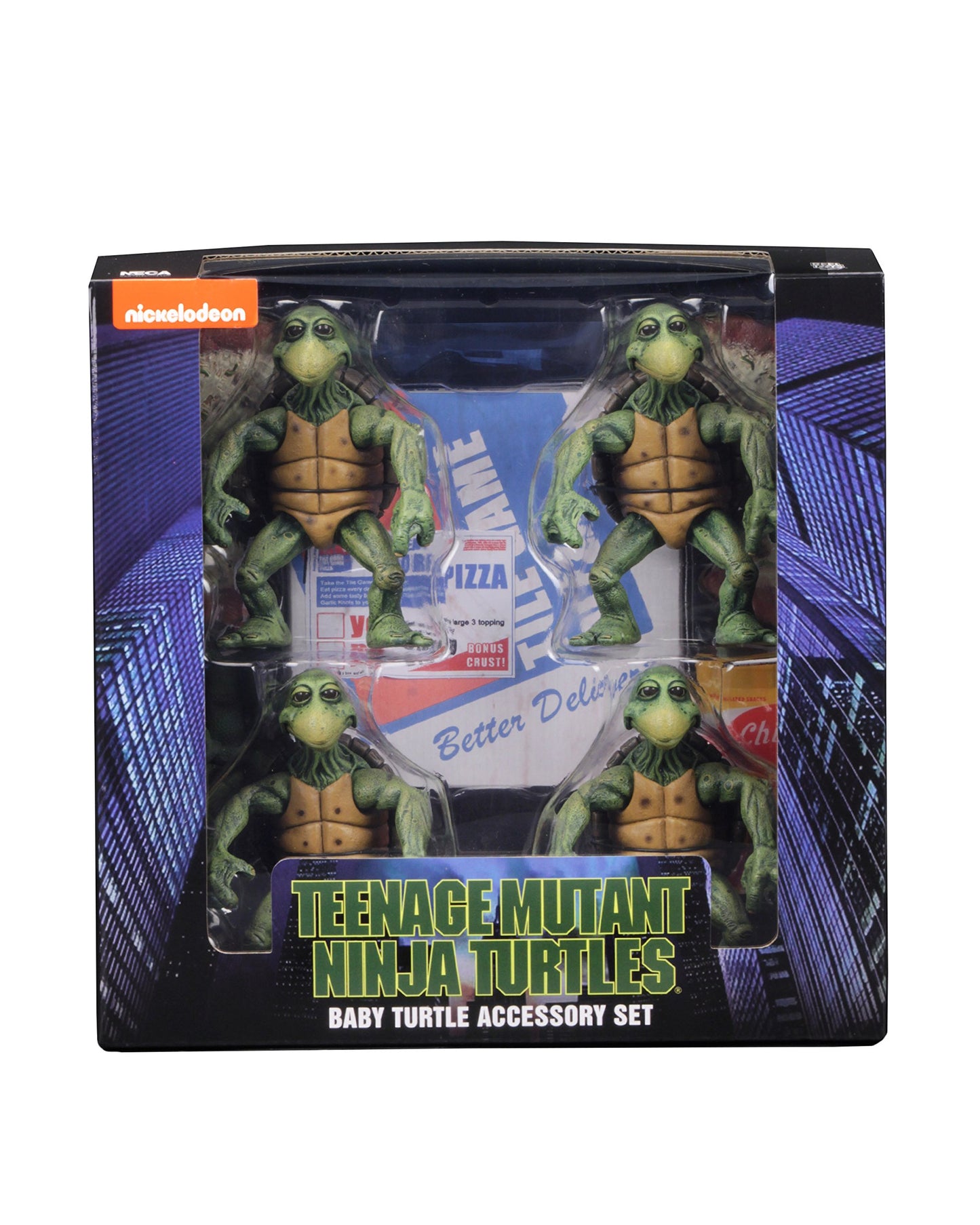 Neca - Teenage Mutant Ninja Turtles (1990 Movie) - 1/4 Scale Action Figures - Baby Turtles Set