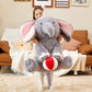 Ikasa Giant Elephant Stuffed Animal Plush Toy, 31'' Large Big Jumbo Soft Plushie Toys For Kids Girls Boys Girlfriend
