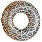Poolcandy Safari Collection Leopard Print Jumbo 48 Pool Tube; High Resolution Photo RealPrint Technology
