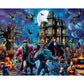 White Mountain Halloween Horror 1000 Piece Monster Jigsaw Puzzles for Adults