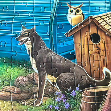 300 Pieces Jigsaw Puzzles For Adults - Puzzles For Kids Ages 6-8 8-10 10-12 - Large Piece Puzzles For Seniors - Woodland Caravan Camping