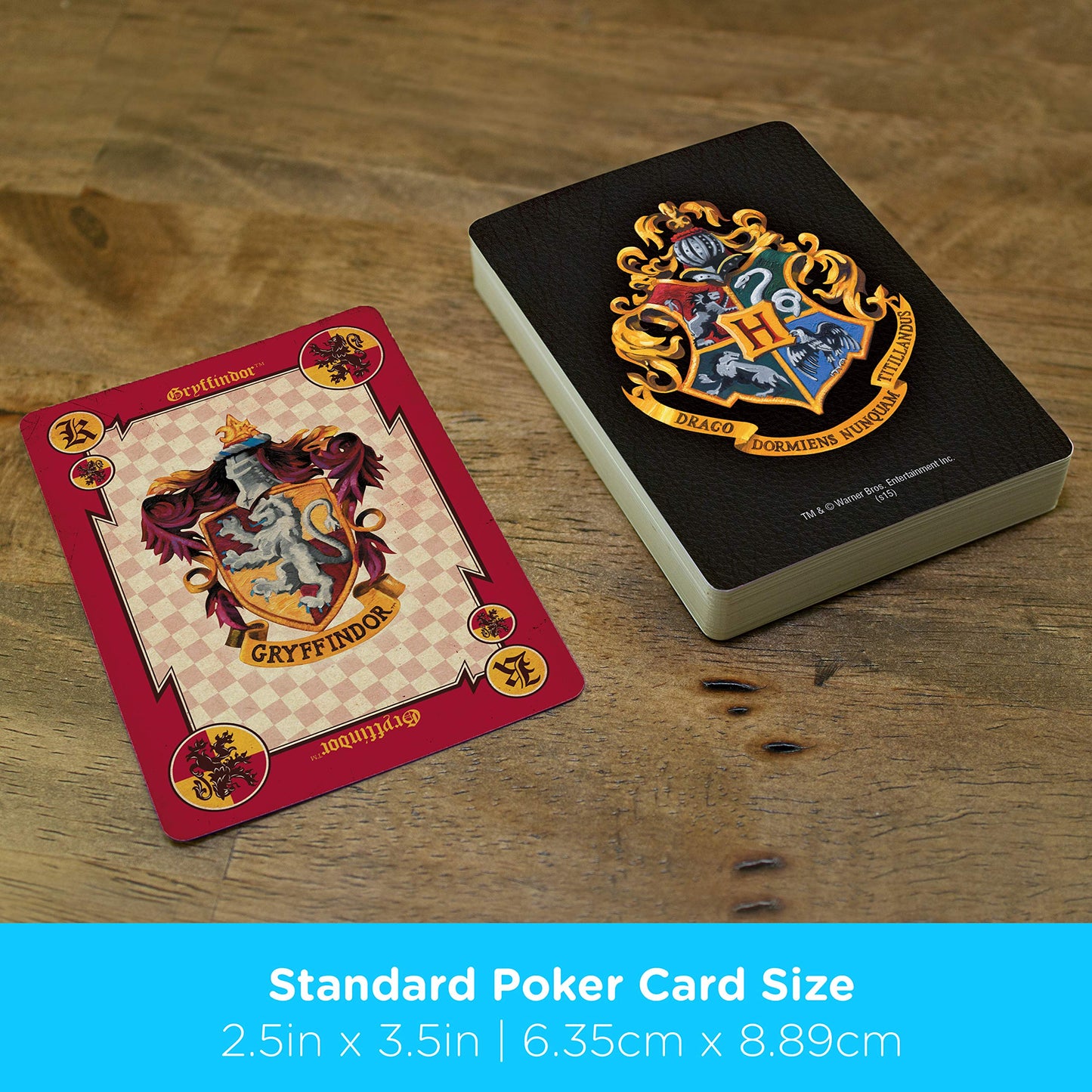 Aquarius Harry Potter Playing Cards - House Crests Themed Deck Of Cards For Your Favorite Card Games - Officially Licensed Harry