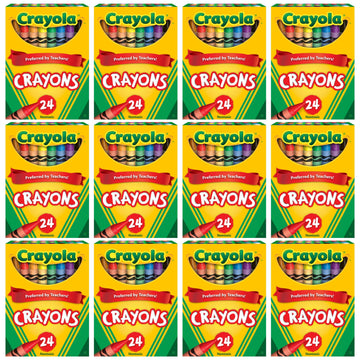 Crayola Crayons Bulk, 12 Packs Of 24 Count Crayons, School Supplies, Assorted Colors