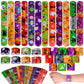 Thuodo 48PCS Halloween Slap Bracelets Halloween Party Toys for Kids Party Favors Toys Prizes Pinata Goodie Bag Fillers
