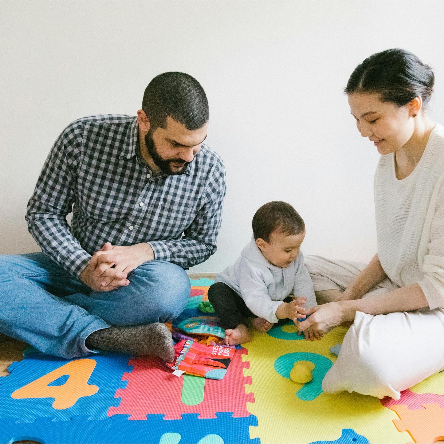 BalanceFrom Kid's Puzzle Exercise Play Mat with EVA Foam Interlocking Tiles  Alphabet (36 Tiles)
