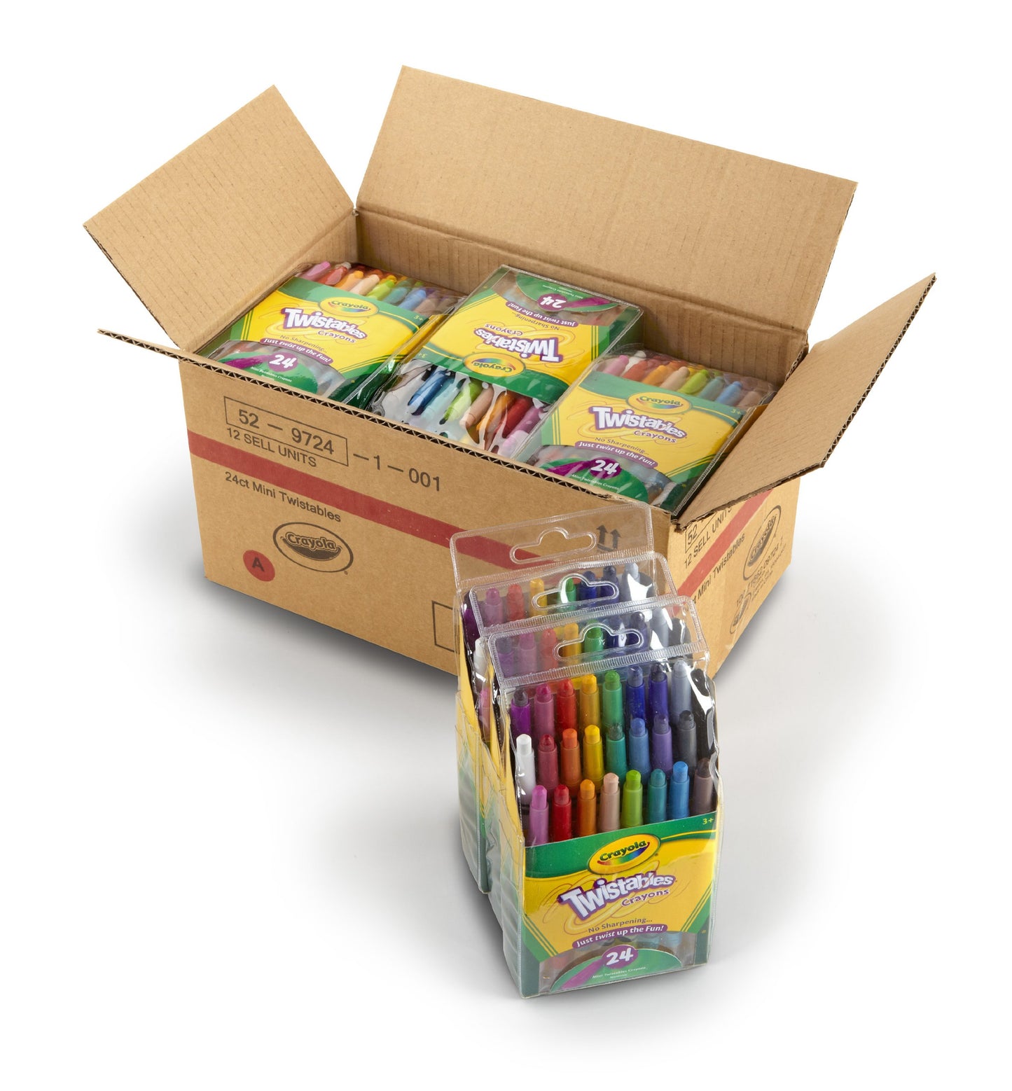 Crayola Mini Twistable Crayons, 24 Count