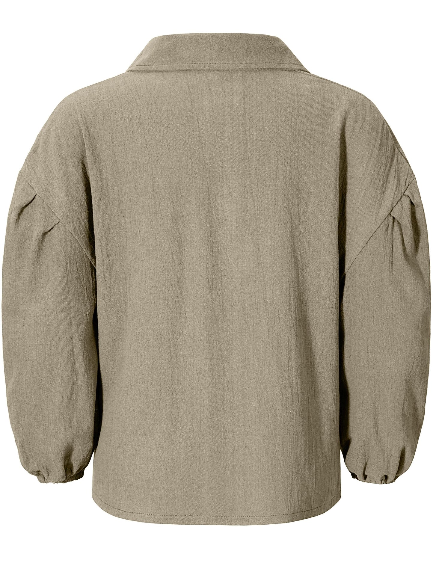 Kids Medieval Viking Pirate Renaissance Retro Costume Shirt for Boys Halloween Party Cosplay 10-12 Years Beige