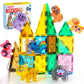 Syncfun Magnetic Building Tiles Jungle Animal Set For Kids, 50Pcs Including 7 Cute Animals, Educational Stem Toy For Boys & Girl