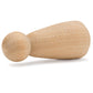 Large Wood Peg Dolls 3-1/2 Inch, Mom/Angel Shape Peg People, Pack Of 25 Birch Unfinished Wooden Dolls To Paint