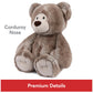 GUND Mukki Teddy Bear  enhanced Stuffed Animal for Ages 1 and Up  Brown/Cream  16