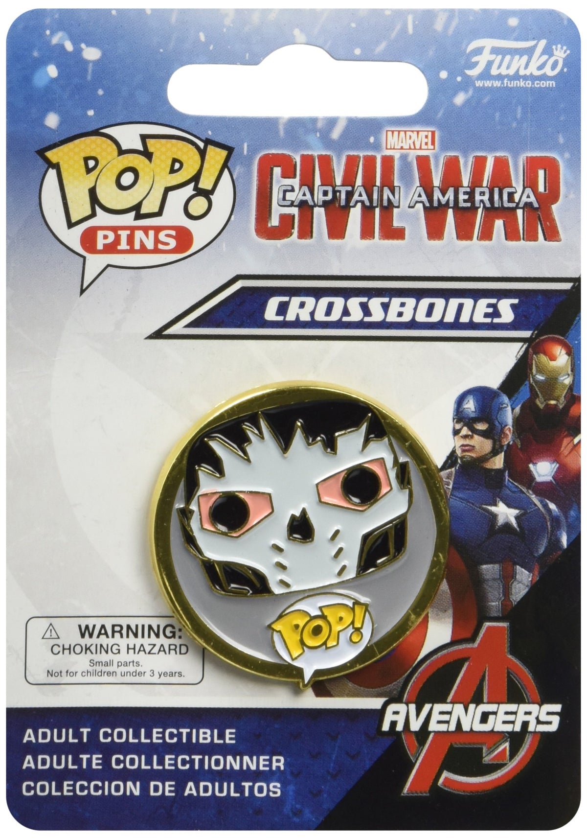 FUNKO POP! PINS: Captain America - Civil War - Crossbones