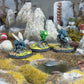 Modiphius Fallout Wasteland Warfare: Creatures Bloatflies - 3 Miniatures, 32Mm Unpainted Figures, Forged In The Fire Wave, Grey