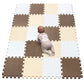 Yiminyuer® 20 Tiles (30Cm×30Cm×1Cm Each Tile) Baby Soft Puzzle Play Mats, Kids Thick Eva Foam Floor, Toddlers & Children'S Soft Interlocking Mat R01R06R10G301020