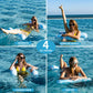 Pool Floats - 2 Pack Pool Floats mature-themed Size 4-in-1 Pool Floaties Hck  Swimming Pool Water Hck Lounge  Thick PVC Material