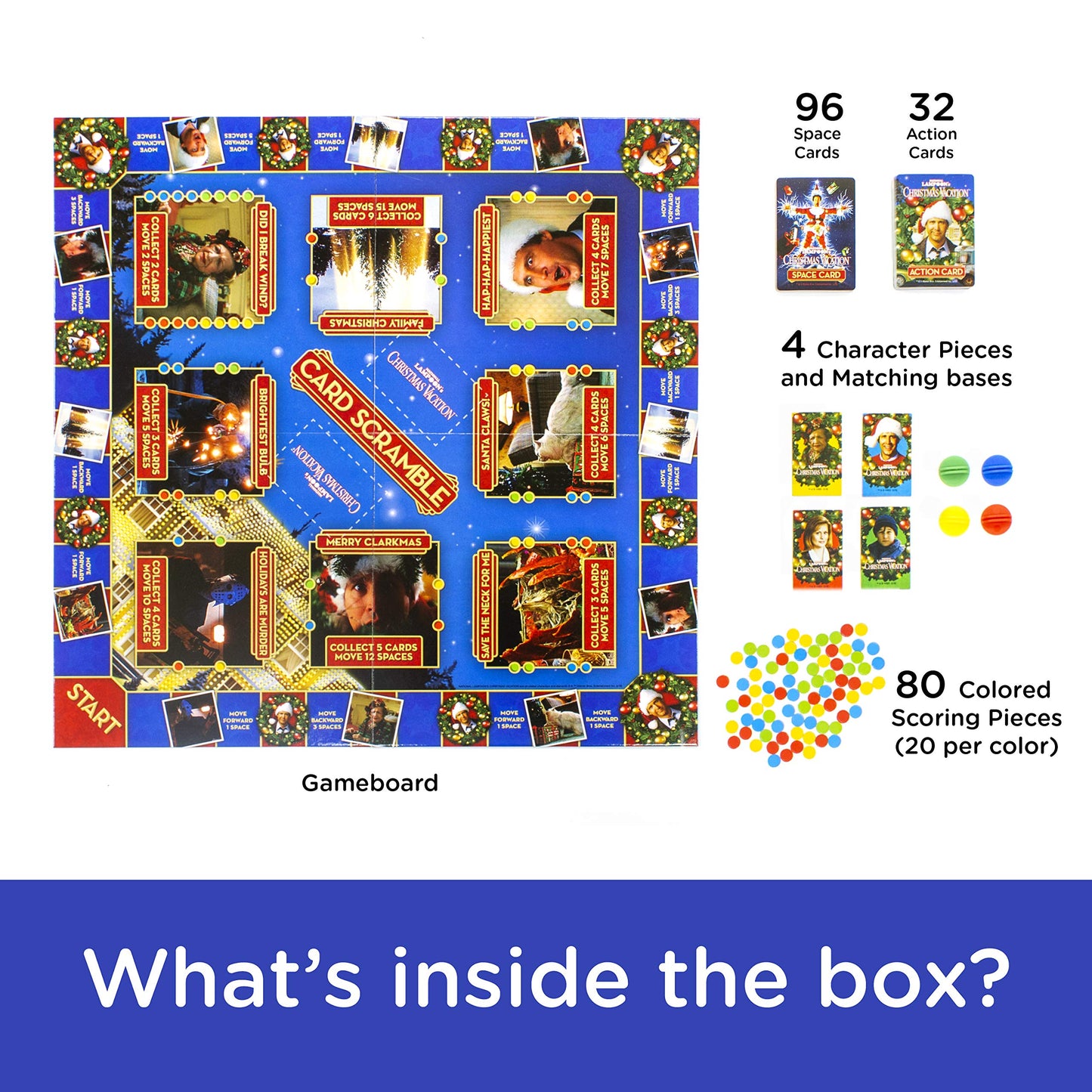 Herrschners® Christmas Vacation Card Scramble Board Game